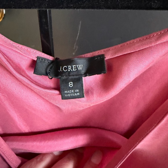 J.Crew - Gwyneth Cupro-Blend Slip Dress - Rose Petal / Pink - Sz. 8 - Picture 5 of 7